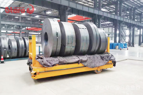 25ton Steel Rail Transfer Trolley Motorized Transfer Cart Saving Labour