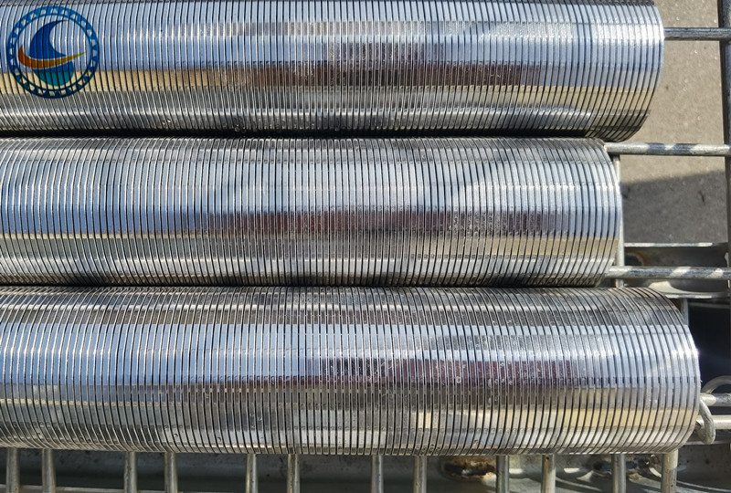 60um Slot Od 75mm Wedge Wire Screen Pipe Pure Circle