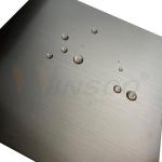 Anti Corrosion Bronze Hairline Stainless Steel AISI 201 304 316 Sheet