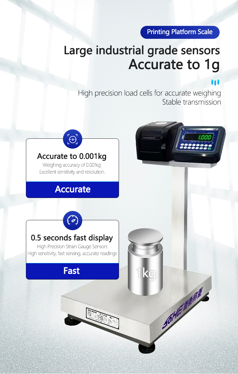30-800kg Weighing Range A8P Printing Table Scales with ODM Support and Customized Design