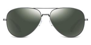 China Pilot Mens Fashion Sunglasses , Mens Polorized Sunglasses Bronze Grey Pink Silver wholesale