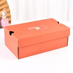 China Recyclable Cardboard Shoe Packaging Box , CMYK 6x6x6 Shipping Boxes wholesale