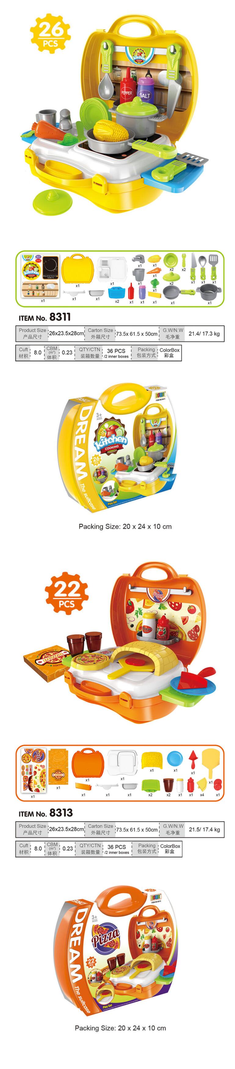 Toys Kitchen Utensils Supermarket Doctor for Ages 0-24 Months Plastic Educational
