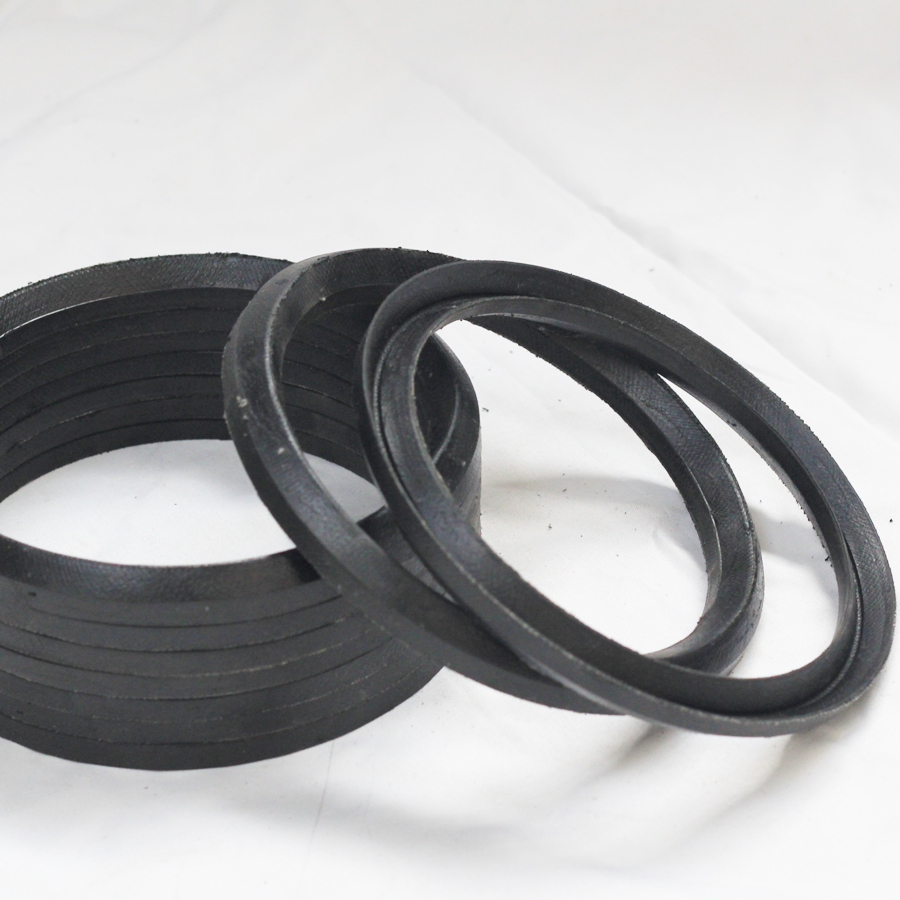 Black NBR FKM Fabric V-Seal for Hydraulic Cylinder Piston Rod and Chevron Packing