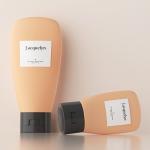 Cream Reusable Silicone Squeeze Tube , Flip Cap Travel Squeeze Tube Bottle