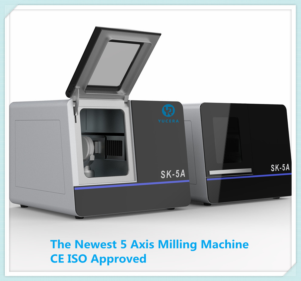 Lab Zirconia Dental Crown Milling Machine 5 Axis Open Cad Cam