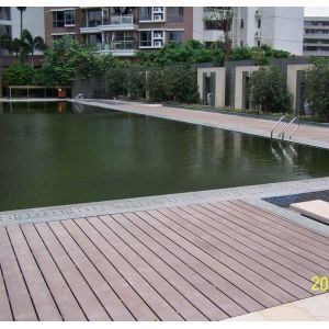 China Hollow WPC Decking Flooring wholesale