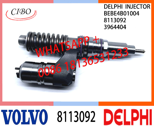 VOL 8113092 BEBE4B01004 3964404 Fuel engine Diesel Injector 8113092 BEBE4B01004 3964404 A0 for VOL FH12 (USA)