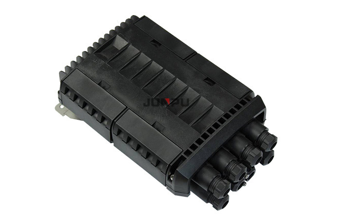Factory Manufacturing FTTH Black 96 Core Dome Fiber Optic Splice Closure PP+GF