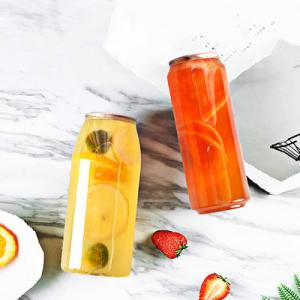 China Cold Drinks 22oz Plastic Cup 52mm mouth Small Plastic Cans wholesale