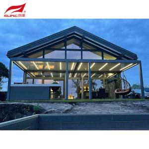 China Awning Bioclimatica Motorized Aluminum Pergola Waterproof Outdoor Garden wholesale