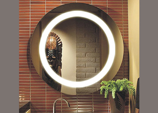 Professional Smart LED Bathroom Mirror Copper Free / Lead Free Customized Size