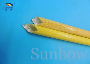 China Benzene Oil Resistance Pu fiberglass Sleeve for electric wires wholesale