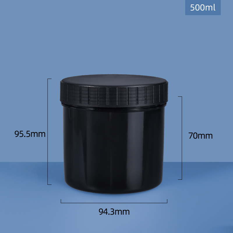 Food Storage PP Plastic Spice Boxes Jars Containers With Lids 8oz