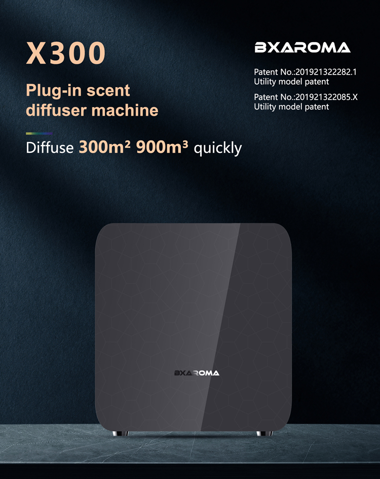 200ml HVAC Scent Diffuser Machine Electrostatic Commercial Aroma Air Diffuser