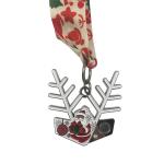 Magnetic Combined Series Christmas Santa Run Medals Snow Shape