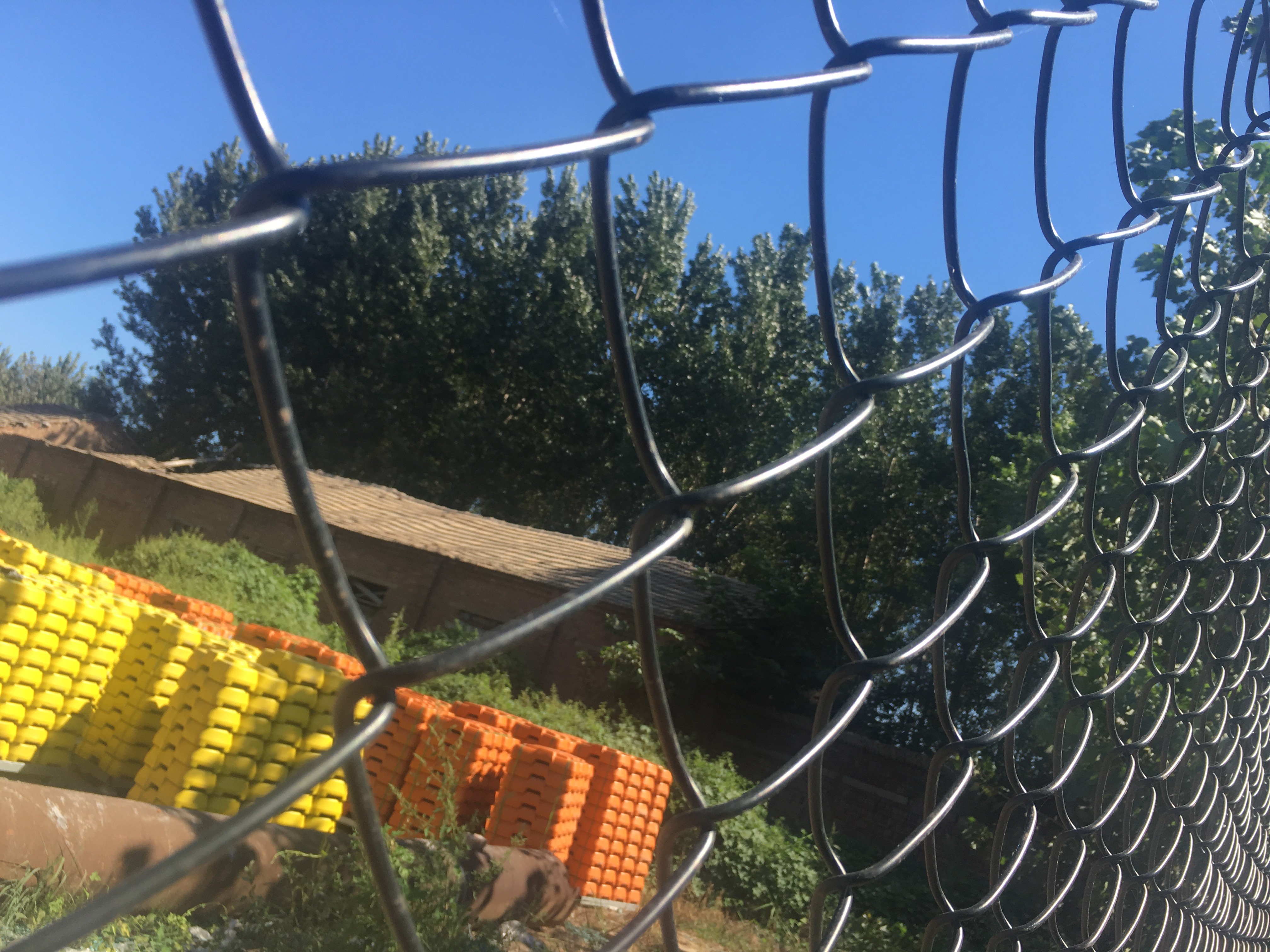 chain link fence with cheap price/diamond wire mesh