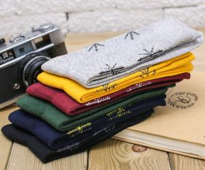 China Knee High Long Socks Combed Cotton wholesale
