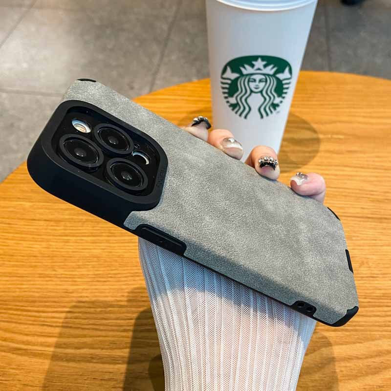 PU Leather Phone Case for iPhone 15 14 Plus 13 12 11 Pro Max 7 8 Plus Shockproof Cover