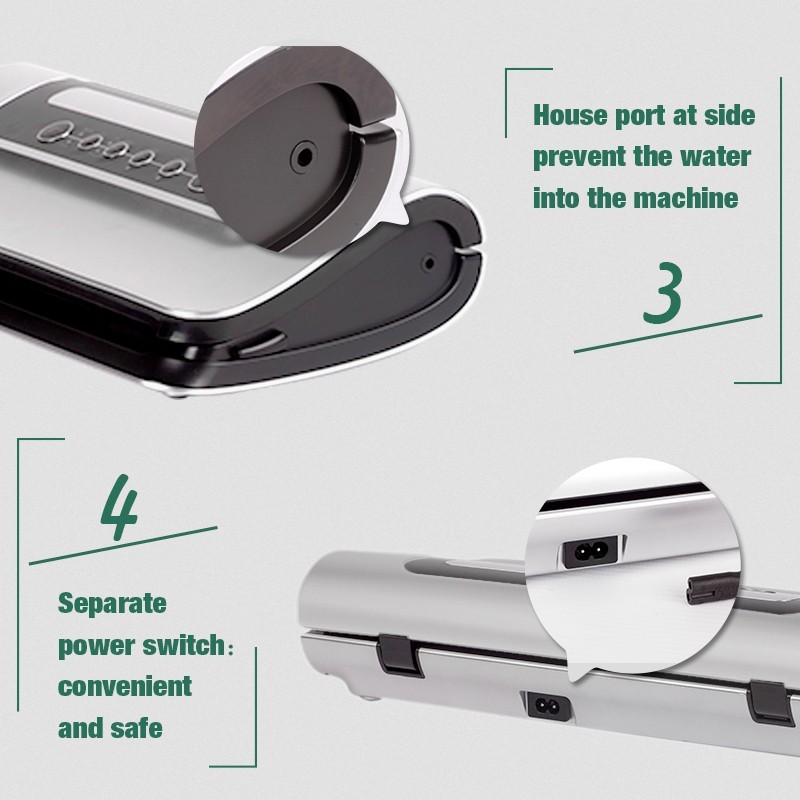 100w Mini Vacuum Packaging Machine 100V-240V Small Vacuum Sealer