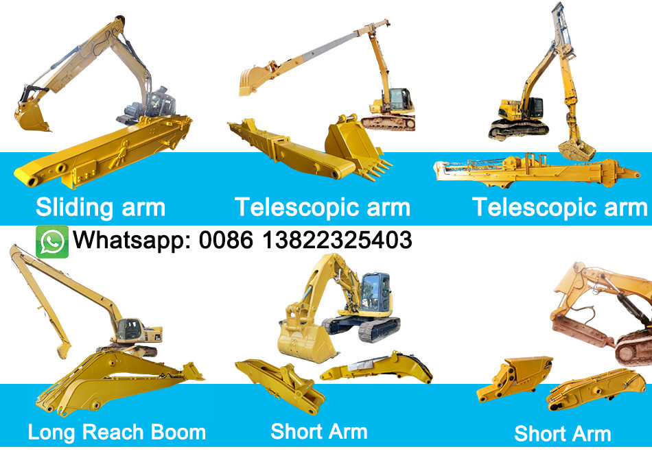 Telescopic Excavator for Digging Sand Soil House Foundation Telescopic Boom