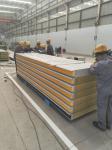 Soundproof Acoustic Sandwich Panel Rockwool Glass Wool Sound Absorbing Thickness