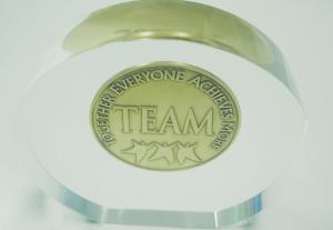 China Plexiglass medal, award, medallion, emblem, medals， crystal medal wholesale