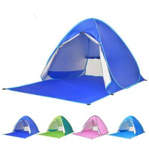 China Windproof Silver Coated 190T Beach Sun Shade Tent wholesale
