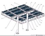 Professional Steel Structural Build Prefab Space Frame Filling Gas Petrol