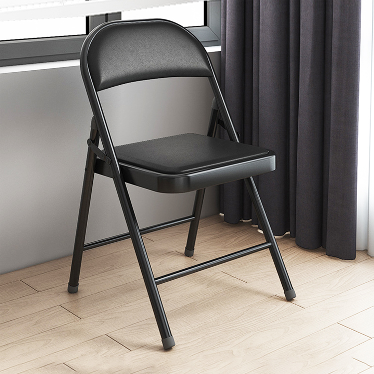 Outdoor Garden Wedding Party Banquet Events Stackable Pu Leather Metal Dining Chair