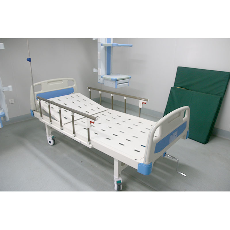 Single Function Medical Patient Manual Hospital Bed