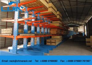 China Powder Coated Cantilever Storage Racks For Furniture , Lumber , Tubing wholesale