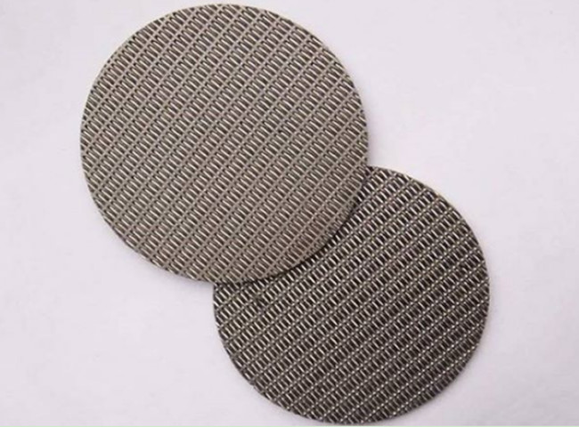 Sintered Disc Filter Screen Mesh 8mm-3800mm Disc Diameter