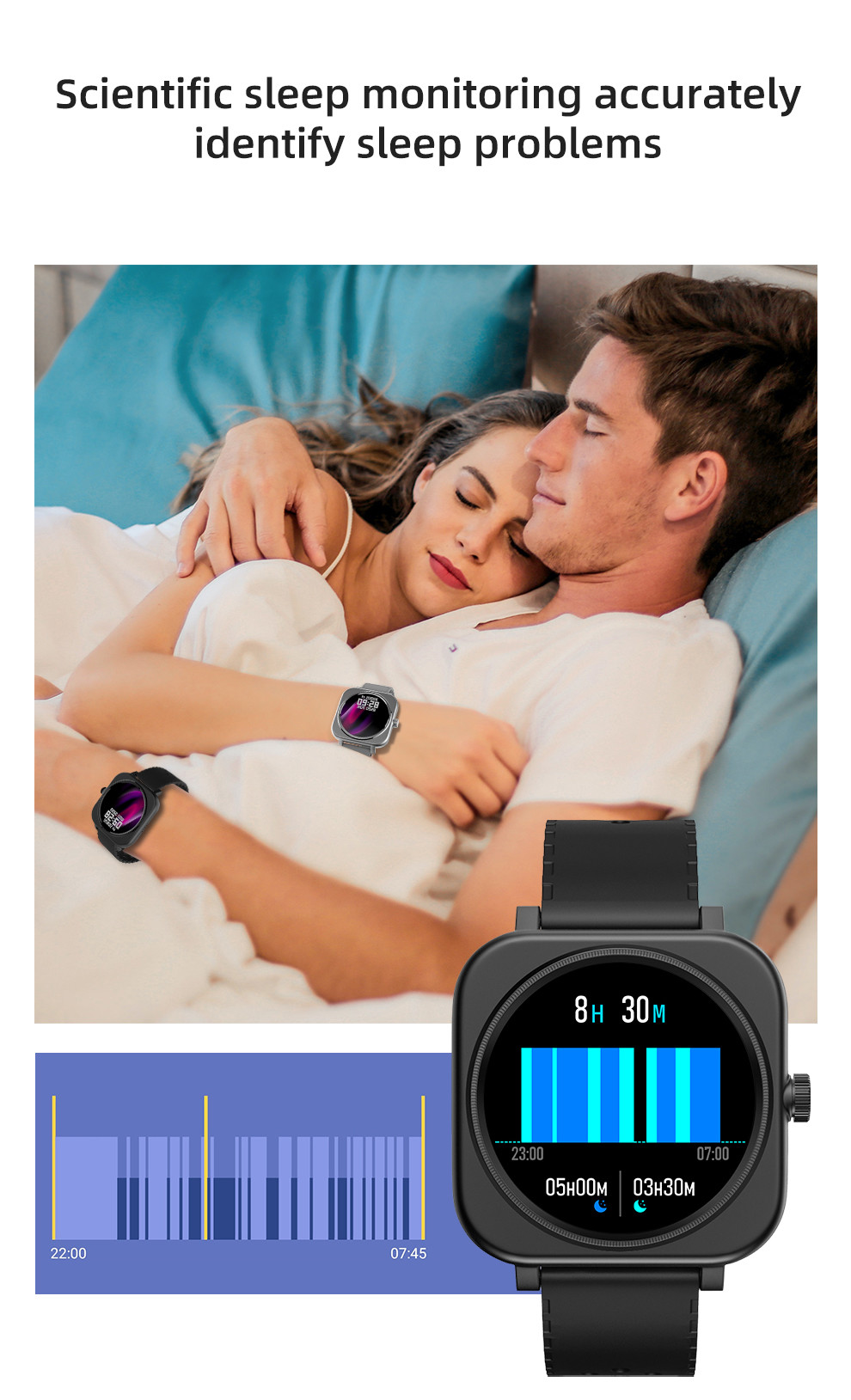 Android 4.4 Bluetooth IOT Devices 240*240 Round Touch Screen Smartwatch