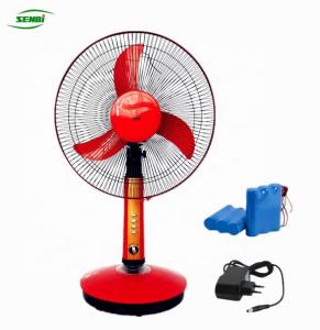 China 16 Inch Solar Battery Charger Table Desk Fan Dc 12v wholesale