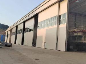 China Prefabricated Metal Aircraft Hangars Painted Galvanized Surface wholesale