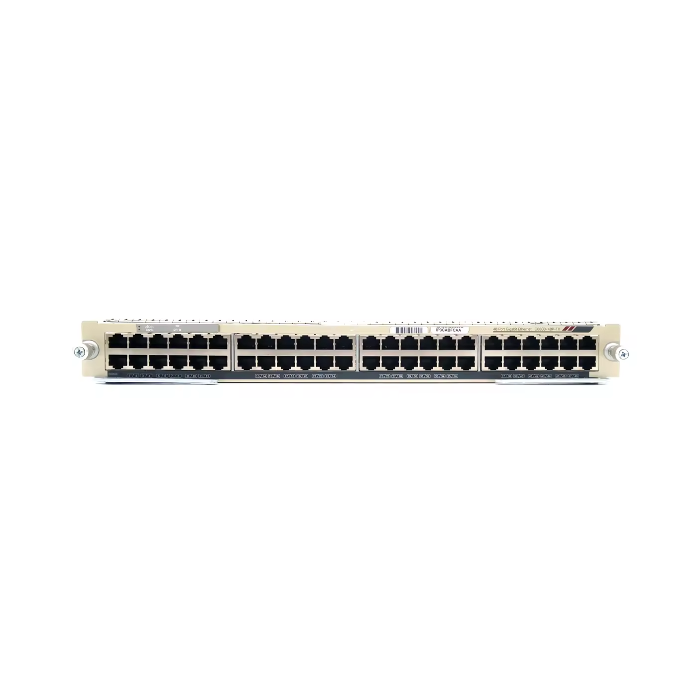 Stock C6800-48P-TX 48 Ports Gigabit Ethernet Network Switch for Large-Scale Networks