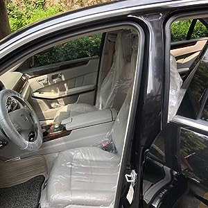 Disposable Plastic Steering Wheel Cover/White Plastic Steering-Wheel Cover Universal 4S Shop Dedicated Show