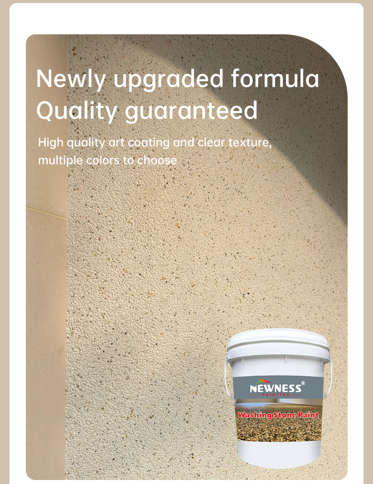 Scratch Resistant Coating Exterior Wall Granite Stone Texture Paint for House CAS No. 79-10-7