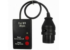 China Black Color Mercedes Star Diagnostic Tool , Service Indicator Mercedes Airbag Reset Tool wholesale