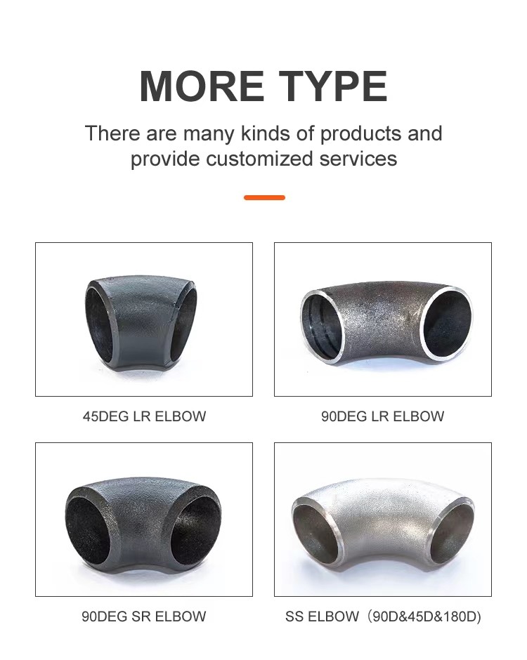 Construction 4 Inch Pipe Fitting Elbows Stainless Steel Weld Forged 90 Degree
