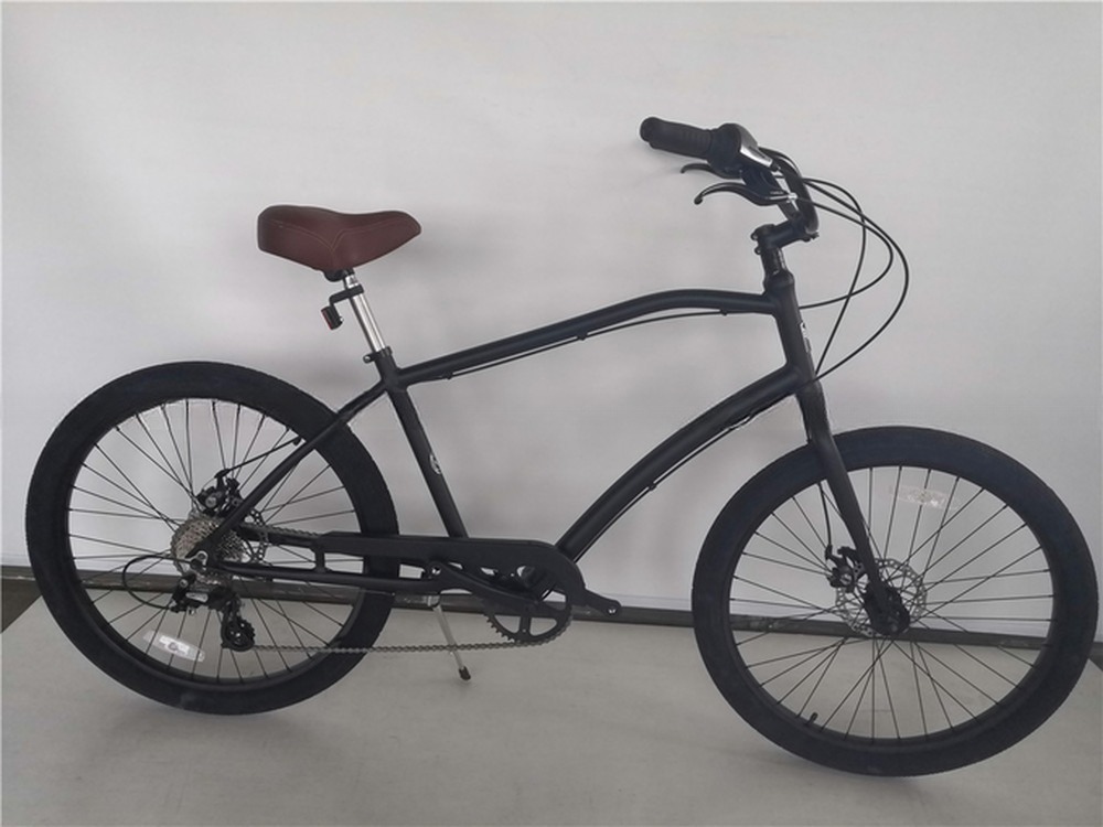Coaster Brake 26 inch Single Speed Hybrid Unisex Beach Cruiser Bike with 26*2.35 Tires