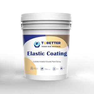 China Functional Rubber Elastic Coatings Pure Elastomeric Flexible Paint Elastic Base Coat wholesale