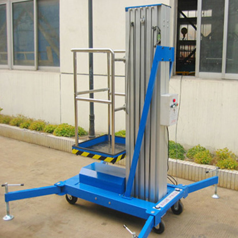 High Strength Hydraulic Lift Machine Platform Construction 550KG 1250KG