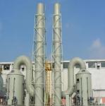 Waste Flue Gas Desulfurization Scrubber / Gas Cleaner Industrial Fiberglass GRP