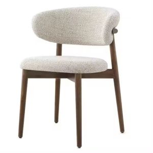 Modern Velvet Dining Chair with Metal Legs