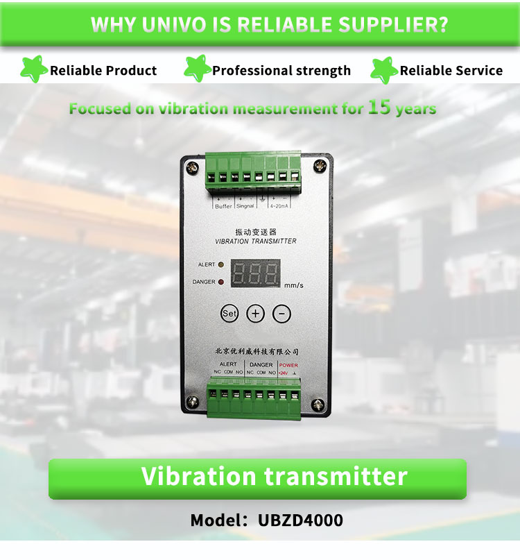 Digital Display Sensor And Transmitter UBZD4000Y Vibration Monitoring Machine