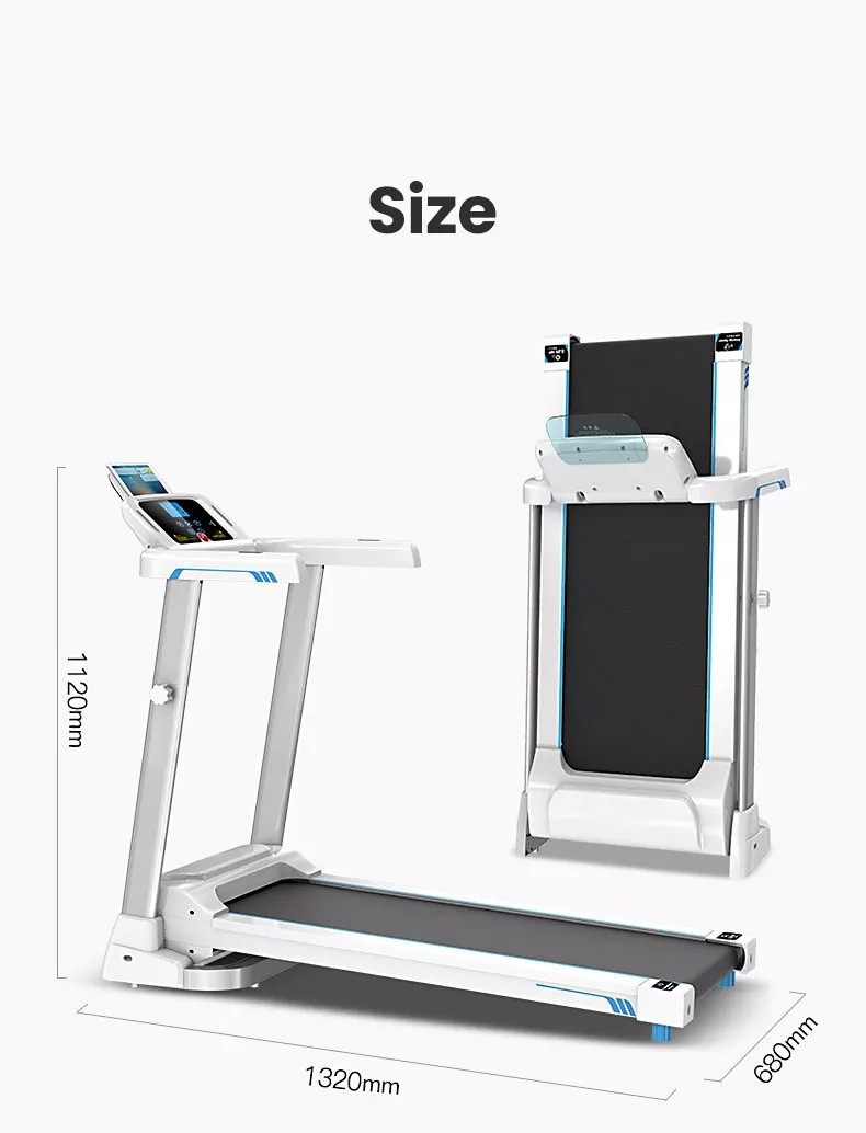 BSCI Folding LED Screen Home Fitness Sports Treadmill