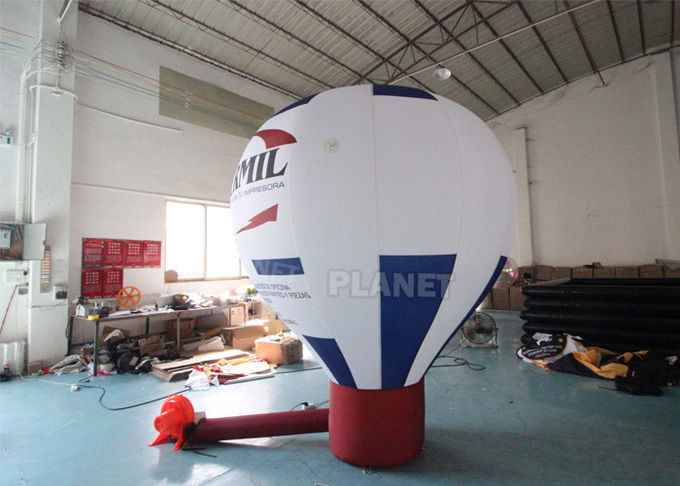 Roof Advertising Giant Model Hot Air Balloon Shape Inflatable Ground Balloons For Promotional Advertising