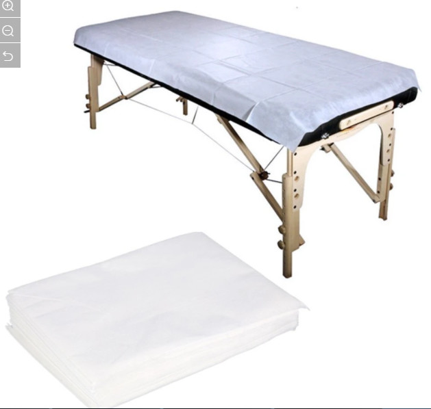 PP SMS Material Disposable Bed Protection Sheets With 150CM X 220CM Size